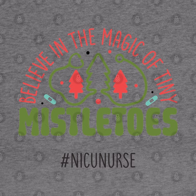 Believe in the magic of tiny mistletoes by MZeeDesigns